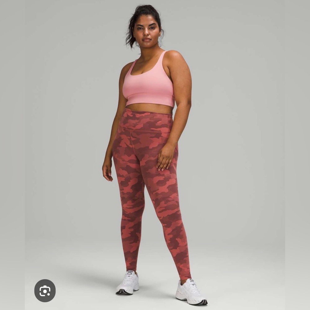 Lululemon Wunder Train HR 28” Camo Print Leggings size 8 new with tags